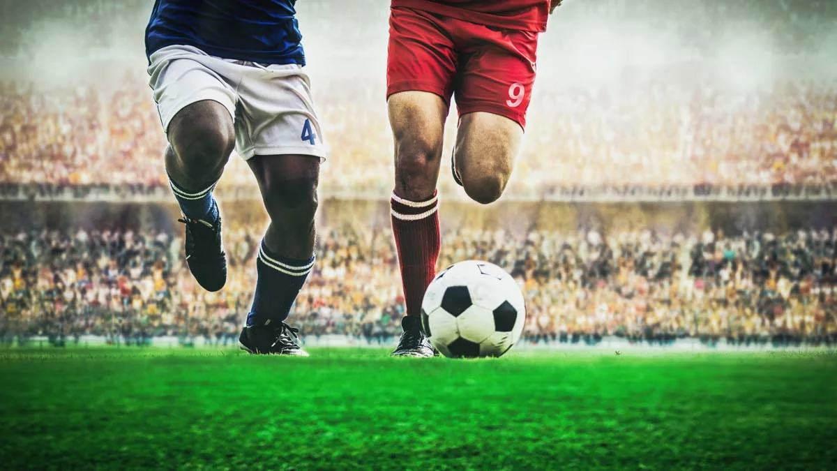 Layar olahraga dengan pilihan kompetisi dan pertandingan