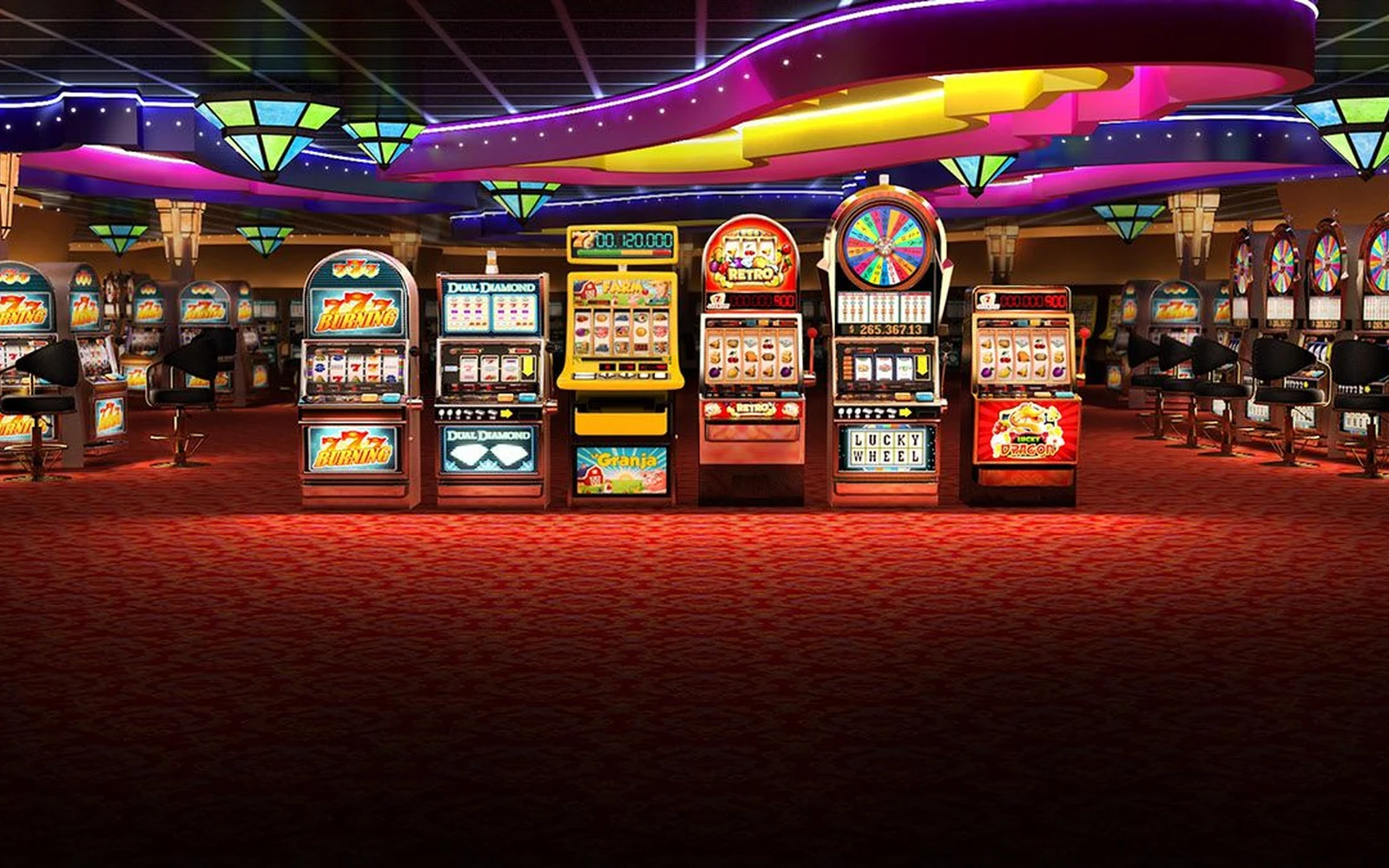 Ilustrasi koleksi permainan slot digital NAGA889